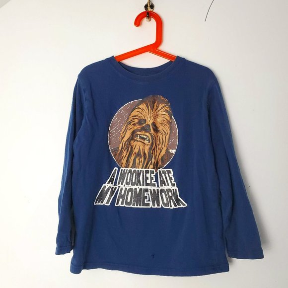Star Wars "A Wookiee Ate My Homework" Shirt - Picture 1 of 2